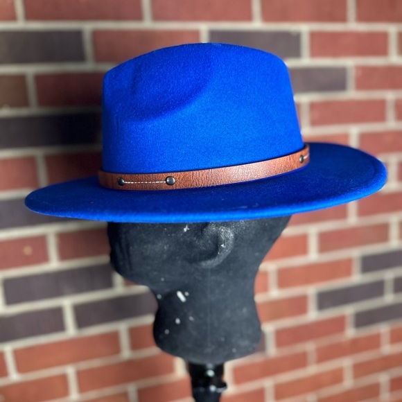 WIDE BRIM FEDORA HAT UNISEX *NEW* - Picture 3 of 4
